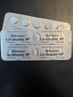 Lorazepam 1mg, 2,5mg | Comprar Lorazepam sin receta